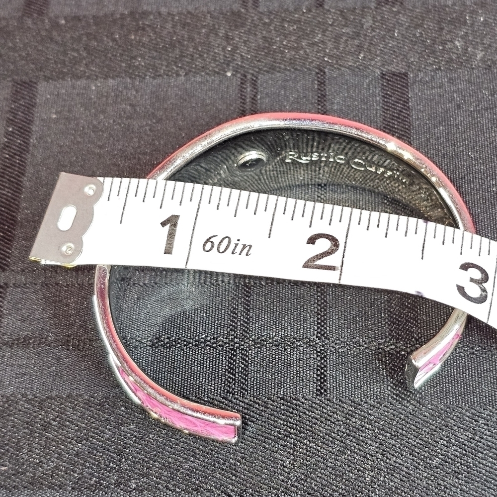 Rustic Cuff Pink Python Monique Bracelet - Picture 5 of 5